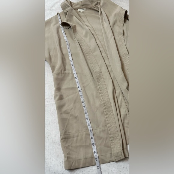 Max Studio Beige Trench Coat - Picture 8 of 9